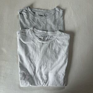 SOLD‼️ Abercrombie & Fitch Essentials Premium Polished Relaxed tees (set of two)